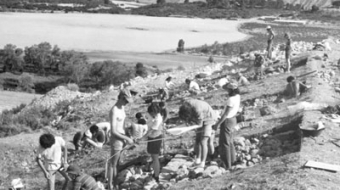 Primera campañas de excavación